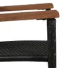 vidaXL 5-tlg. Garten-Essgruppe Poly Rattan Akazie Produktbild-Vorschau 10