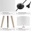 tectake® Lunaris lampada da terra, struttura in acciaio a Anteprima dell’immagine prodotto 12