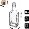 KADAX Flacon en verre pour teinture 200 ml avec bouchon Voir les images du produit 2