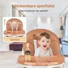 Twinky® Hochstuhl Baby MAXI - Braun - 2-in-1 Produktbild-Vorschau 4