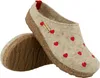 Haflinger Damen Pantoffel Schurwolle Herz Stickerei Grizzly Produktbild-Vorschau 15