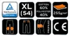 A collage of icons and text providing product information. Anteprima dell’immagine prodotto