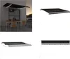 vidaXL Automatische Markise mit LED & Windsensor 450x350 cm Produktbild-Vorschau 1