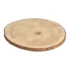 2x Baumscheibe Zum Basteln Rund mit Rinde Ø 35 cm Paulownia Produktbild-Vorschau 2