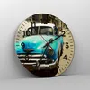 Wanduhr - Rund - Glasuhr - Auto Klassiker Kuba Havanna - Produktbild-Vorschau 4