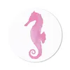 MuchoWow® Mauspad Mousepad Seepferdchen - Rosa - Aquarell Produktbild-Vorschau 1