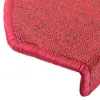 vidaXL Stufenmatten 10 Stk. 65x24x4 cm Rot Halbrund Groß Produktbild-Vorschau 7