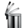 Durable Treteimer edelstahl rund 12 1 St 340123 Náhľad obrázku produktu 12