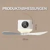Akku Camping Ventilator mit Licht 7200mAh, USB-C, Produktbild-Vorschau 2