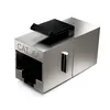 deleyCON 2x CAT6a Keystone Modul Patchkabel Kupplung Produktbild-Vorschau 2