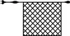 A black electrical cord with a plug is attached to the top of a black diamond-patterned net. Produktbild-Vorschau