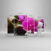 Bild auf Leinwand - Leinwandbild - Orchidee Bambus Produktbild-Vorschau 3