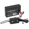 Ladegerät mit 1x Blei-Akku 12V 0,8Ah MP0.8-12H Heim & Haus Produktbild-Vorschau 1