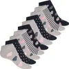 Celodoro Damen Süße Eco Sneaker Socken (10 Paar) Kurzsocken Produktbild-Vorschau 1