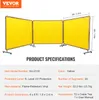 VEVOR Tenda per saldatura a 3 pannelli 1,8 x 2,4 m Tenda di Anteprima dell’immagine prodotto 7