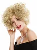 WIG ME UP Perücke Blond lockig Mittelscheitel Kurz Produktbild-Vorschau 3