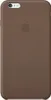 Apple iPhone 6 Plus Leather Case MGQR2ZM/A Olive Brown Voir les images du produit 1