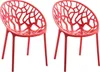 CLP 2er Set Gartenstuhl Hope, Modernes Design, Wetterfest, Produktbild-Vorschau 1