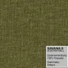 A close-up of olive-colored fabric with a text overlay providing product details. Produktbild-Vorschau