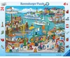 24 Teile Ravensburger Kinder Rahmen Puzzle Ein Tag am Hafen Produktbild-Vorschau 1