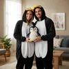 Pyžamo Onesie Kigurumi Kostým Prevlek Tučniak S: 145 - Náhľad obrázku produktu 2