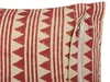 BELIANI Dekokissen 2er Set Rot und Beige Baumwolle 45 x 45 Produktbild-Vorschau 5