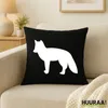 Huuraa Kissenbezug Fuchs Silhouette 40x40cm Black Baumwolle Produktbild-Vorschau 2