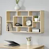 Półka ścienna Saputit 85x16x48cm Półka z 8 półkami Półka na Podgląd zdjęcia produktu 2