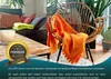 Kuscheldecke Fleecedecke, 130x170 cm, Polyester, orange Produktbild-Vorschau 2