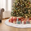 Weihnachtsbaum Decke Christbaumdecke 90 cm, Gro? Kunstfell Produktbild-Vorschau 2