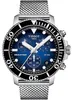 Tissot Seastar 1000, 45,5 mm, niebiesko-czarna tarcza, Podgląd zdjęcia produktu 1
