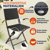 CASARIA® Polyrattan Balkonmöbel 3 tlg. Klappbar Produktbild-Vorschau 4