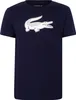 Lacoste Sport Herren T-Shirt Navy mit Krokodilaufdruck Weiß Produktbild-Vorschau 20