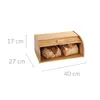 KESPER Brotkasten mit Rollklappe Bambus  40x27x16,9cm Produktbild-Vorschau 12