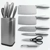Professionelles Messerset mit Edelstahlblock – 7-teilig – Produktbild-Vorschau 1