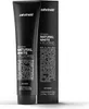 A black tube of toothpaste and its packaging are shown against a white background. Produktbild-Vorschau