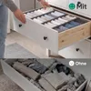 Aufbewahrungsbox Schubladen Organizer aus Vliesstoff Produktbild-Vorschau 4