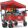 KESSER® Bollerwagen faltbar GT9000 Handwagen mit Dach | Produktbild-Vorschau 1