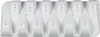A white, abstract-shaped object with multiple circular indentations arranged in a repeating pattern across its surface. Produktbild-Vorschau