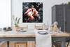 MuchoWow® Poster Pflanzen - Flamingo - Dschungel 100x100 cm Produktbild-Vorschau 3