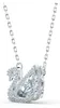 Swarovski Swan Halskette, Schwan, Weiss, Rhodiniert Produktbild-Vorschau 5