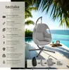 Fauteuil suspendu ANIKA avec cadre et coussin 160kg - gris Voir les images du produit 1
