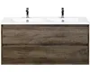 Sanox Badmöbel-Set Porto BxHxT 121 x 57 x 51 cm Frontfarbe Produktbild-Vorschau 1