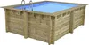 Rechteckiger Holzpool "Zanzibar" – 3,50 x 2,50 x 1,24 M Produktbild-Vorschau 1