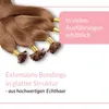 hair2heart Extensions Echthaar Bondings glatt - 25 Strähnen Produktbild-Vorschau 3
