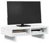 vidaXL Stojan na monitor bílý 50x27x15 cm Materiál na bázi Náhled obrázku produktu 3