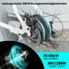 Hiland 26 Zoll Herren Damen Elektrofahrrad, 7 Gang Produktbild-Vorschau 7
