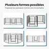 IvoQ Parc pour chiots – Enclos pour chiens – 8 Panneaux – Voir les images du produit 5
