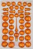 39 tlg. Glas-Weihnachtskugeln Set in Ice Orange Gold Produktbild-Vorschau 1