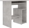Scrivania grigio cemento 80x45x74 cm materiale a base di Anteprima dell’immagine prodotto 3